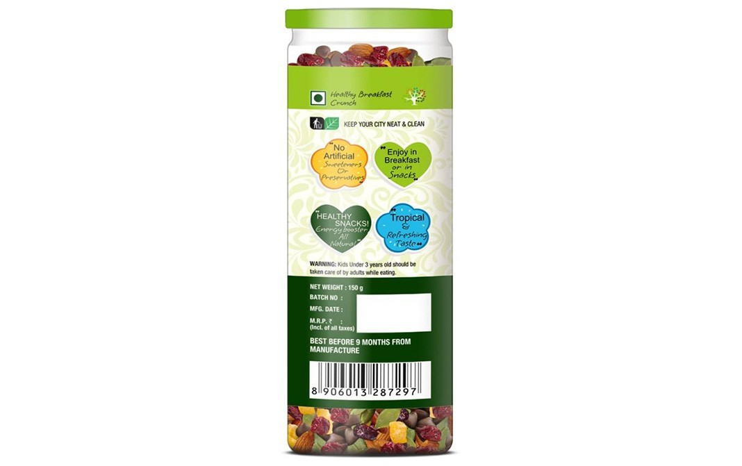 NourishVitals Seed & Fruit Mix, a Sweet Delight   Plastic Jar  150 grams